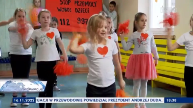 Akcja "Pomarańczowej wstążki w TVP Kielce