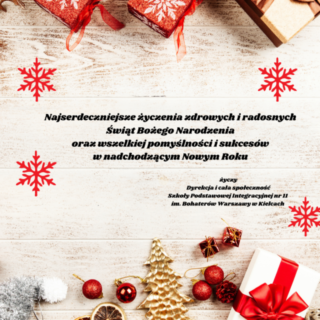 WESOŁYCH ŚWIĄT