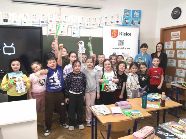 Młodzi ekolodzy z klasy 1 b