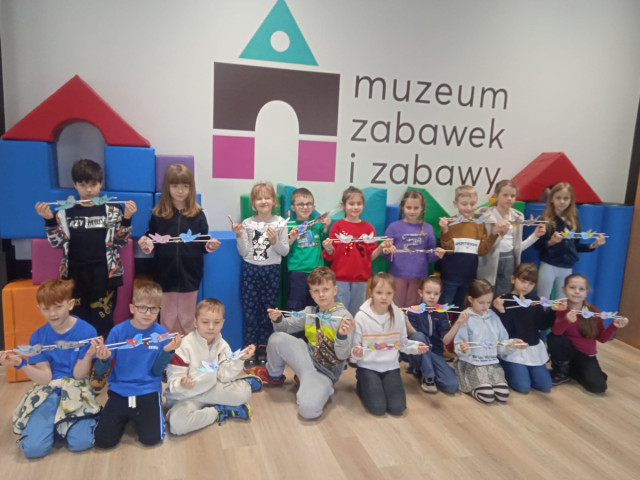 Wycieczka uczniów klasy 1d do Muzeum Zabawy i Zabawek w Kielcach