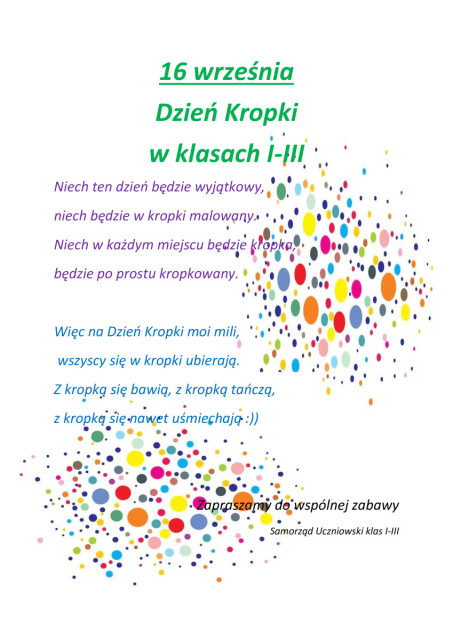 dzień kropki