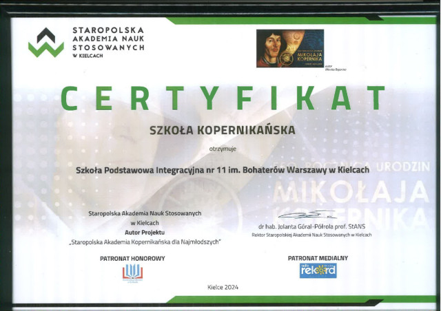 CERTYFIKAT