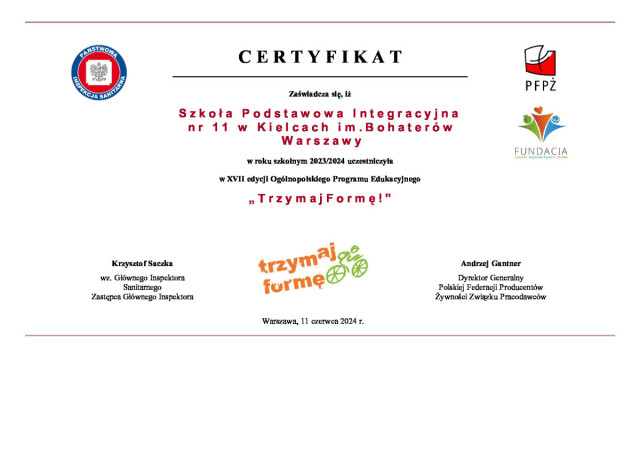 CERTYFIKAT