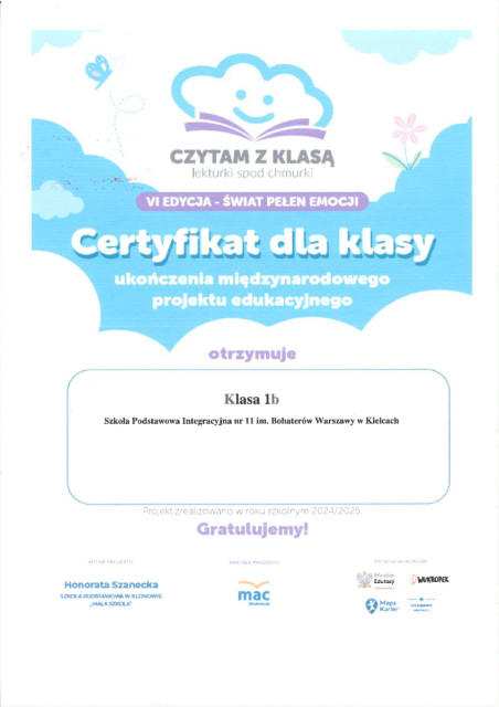 CERTYFIKAT 