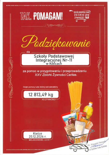 PODZIĘKOWANIE