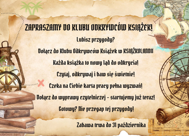 KLUB ODKRYWCÓW KSIĄŻKI