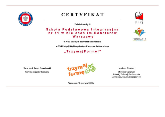 CERTYFIKAT