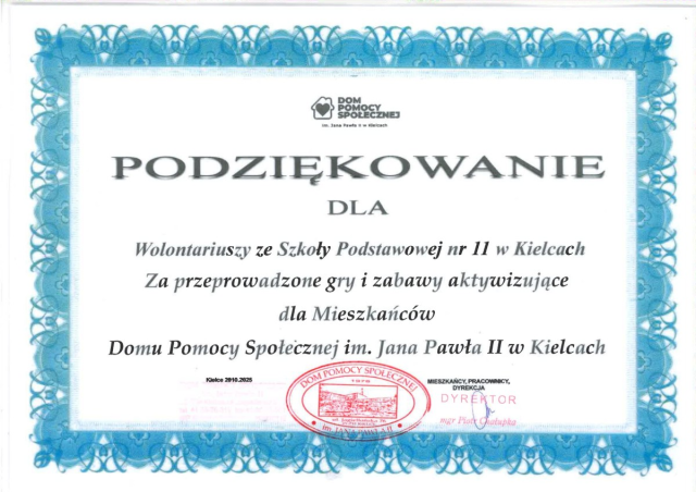 Podziękowanie