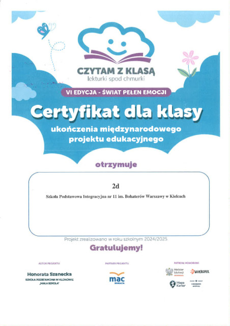 CERTYFIKAT