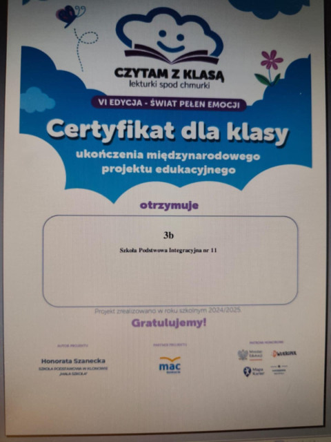 CERTYFIKAT