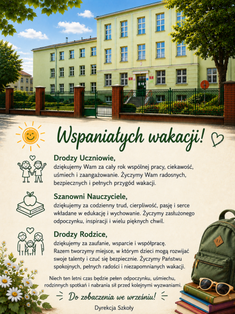 WAKACYJNE ŻYCZENIA