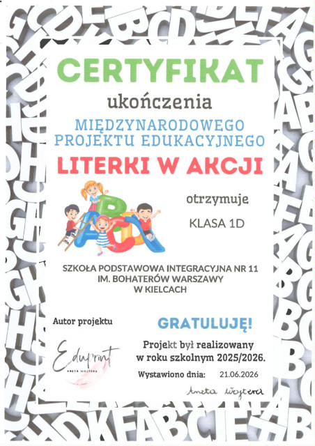 CERTYFIKAT
