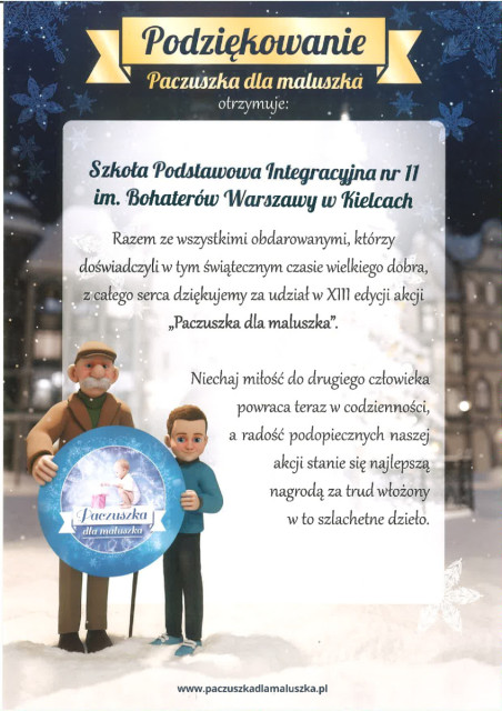 Paczuszka dla maluszka