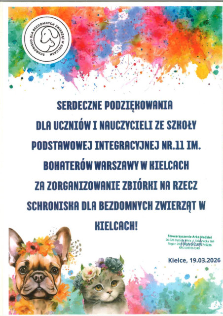Podziękowanie