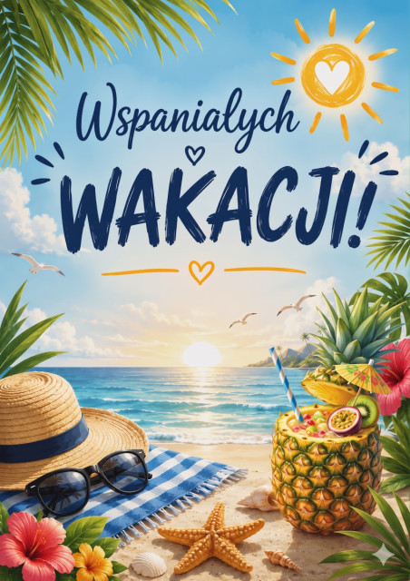 wspaniałych wakacji