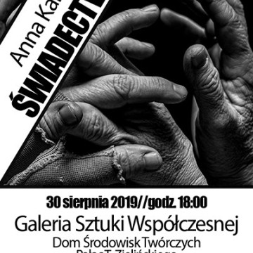 Plakat wystawy fotografii Anny Kalety
