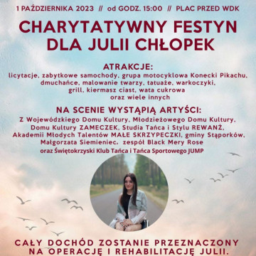 Charytatywny festyn dla Julii Chłopek