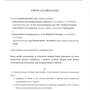 UMOWA PATRONACKA