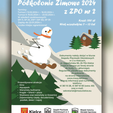 PLAKAT PÓŁKOLONIE