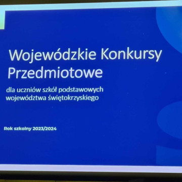 Wojewódzkie Konkursy Przedmiotowe 2023/2024